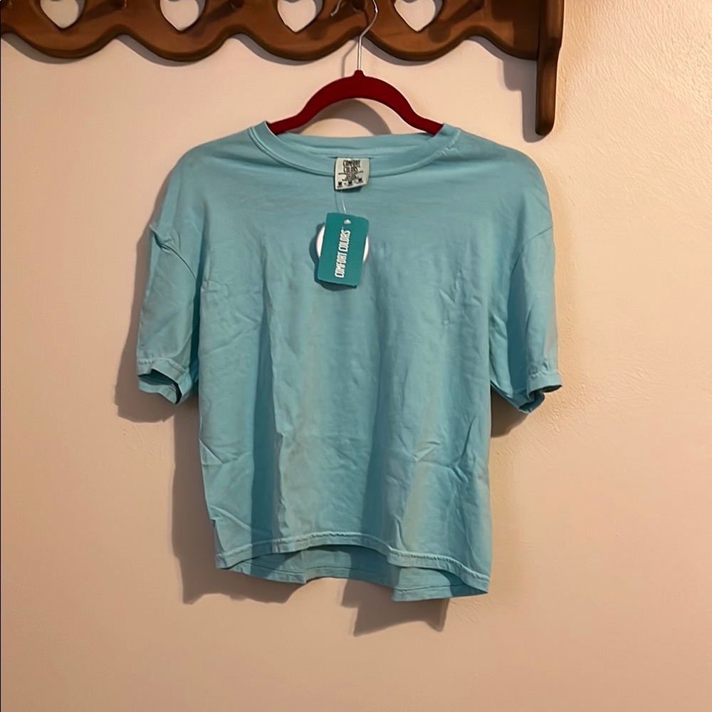 Light Blue Graphic T-Shirt